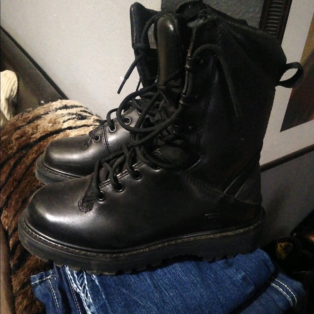 Bran new  steel toe boots